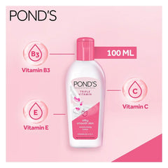 Pond's Triple Vitamin Moisturizing Lotion, Silky Smooth Skin
