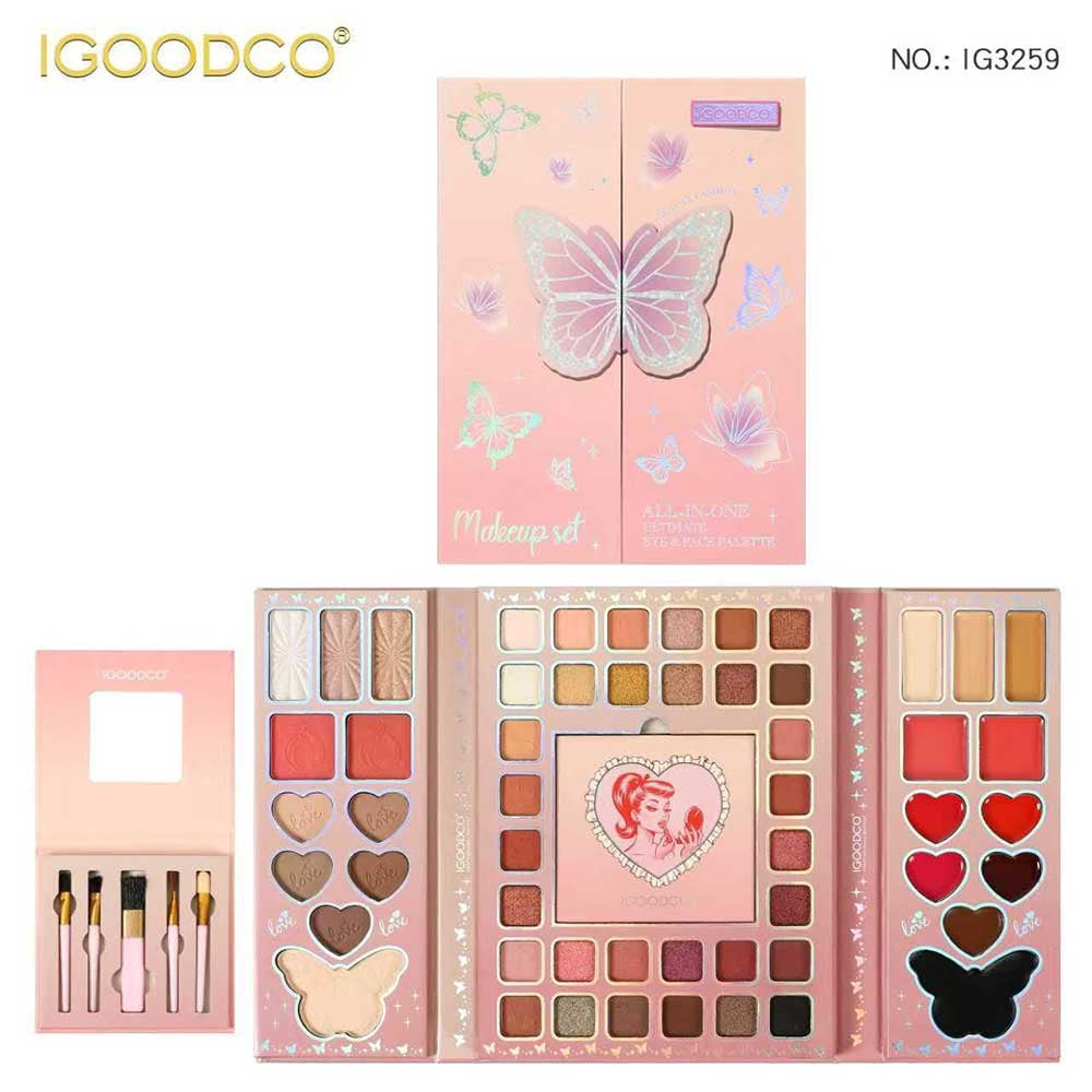 Igoodco All In One Ultimate Eye & Face Palette Natural Nude