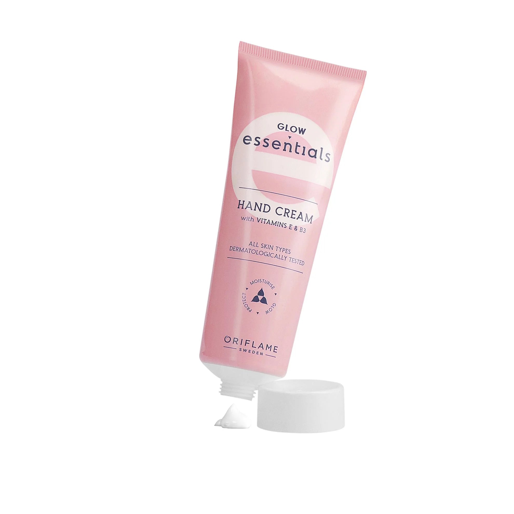 Oriflame Glow Essentials Hand Cream with Vitamins E & B3 – Nourish & Brighten Your Hands