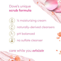Dove Exfoliating Body Scrub in Himalayan Salt & Rose Oil  - 425g