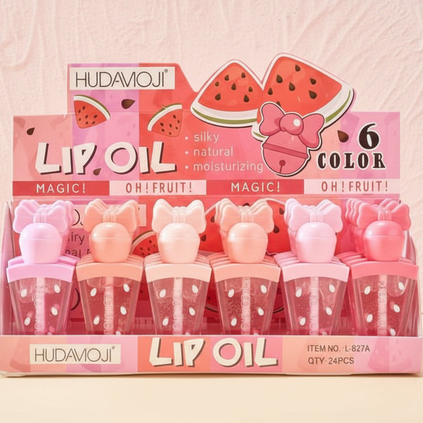 Huda Moji Watermelon Popsicle Ice cream Color Changing Lip Gloss