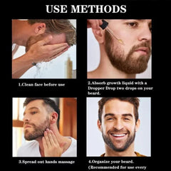 Natural Beard Growth Anti Hair Loss Beard Oil - 60ml