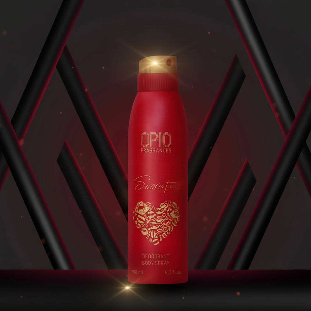 Opio Secret By Kisses Deodorant Body Spray for Women - 200ml