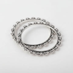 Attractive Elephant Oxidised German Silver Design Bangles - Each Set