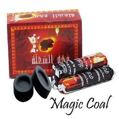 Magic Charcoal for Bakhoor - 10 Rolls with box