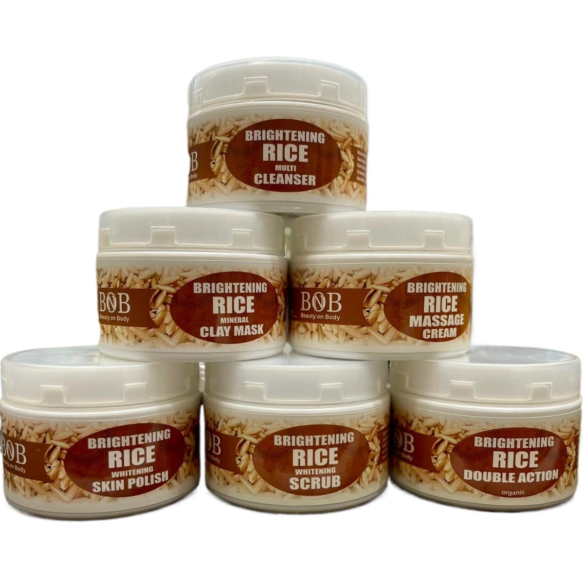 BOB Rice Brightening Facial Kit – 6-Steps