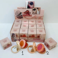 Mocallure New Professional Long Lasting Waterproof 3 in1 Makeup Blusher & Highlighter