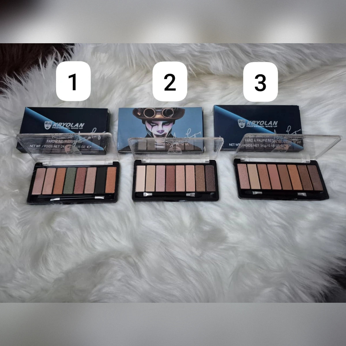 Kryolan 8 Colors Eyeshadow Palette