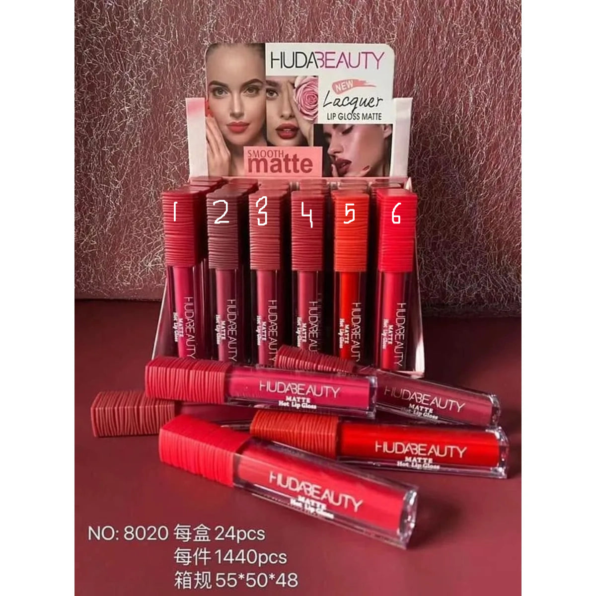 Huda Beauty Lacquer Matte Lip Gloss