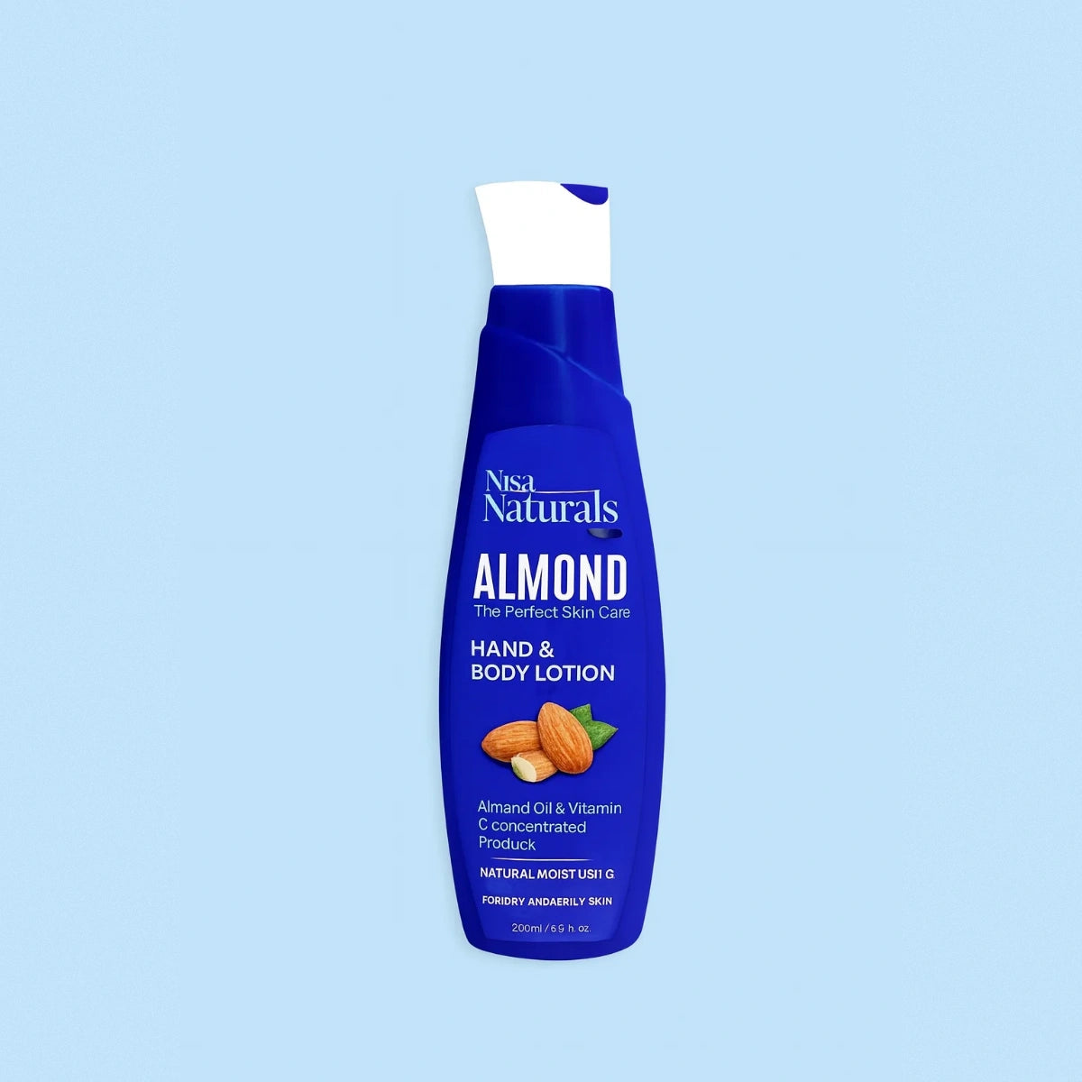Nisa Naturals - Hand & Body Almond Lotion - 200ml