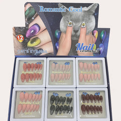 Romantic Cool Matte Color Nails