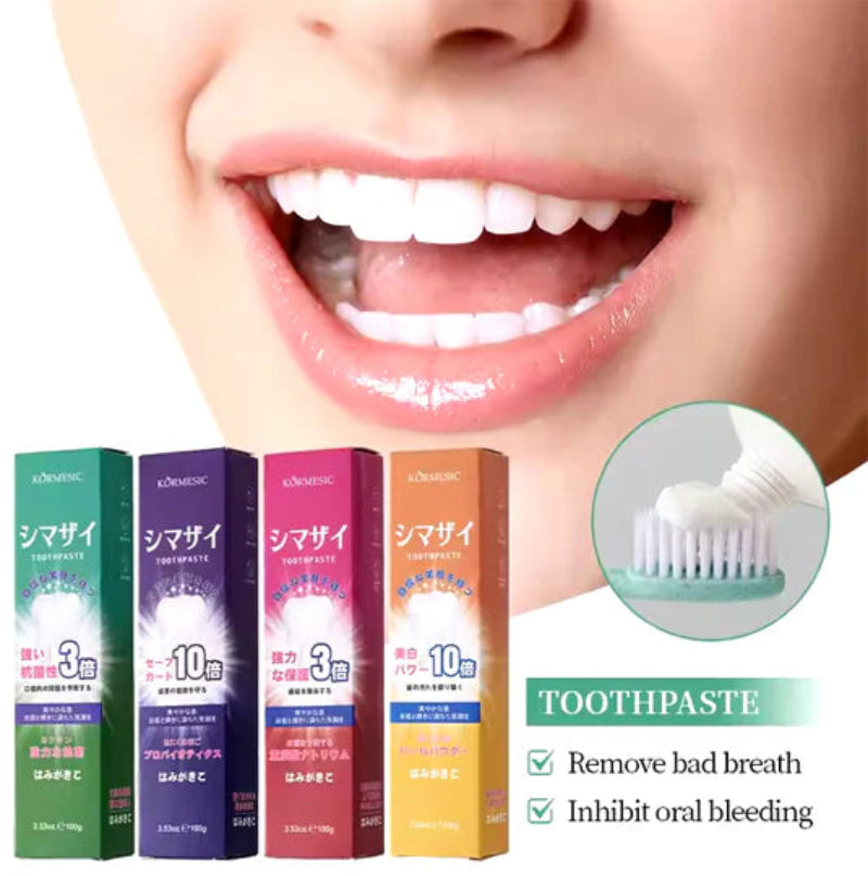 KORMESIC natural whitening organic Pearl Whitening tooth paste Red - 100g