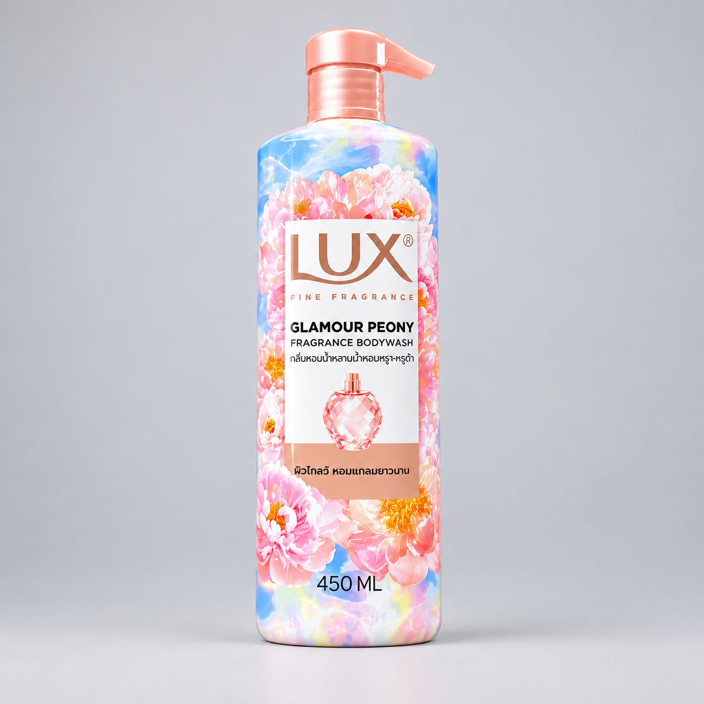 Lux Glamour Peony Fragrance Body Wash - 450ml
