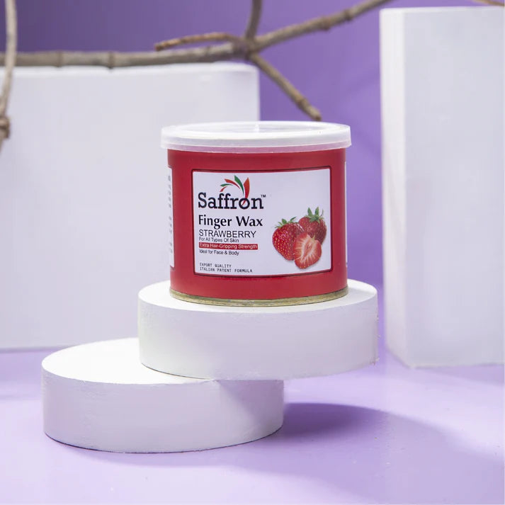 Saffron Finger Wax Strawberry - 175gm