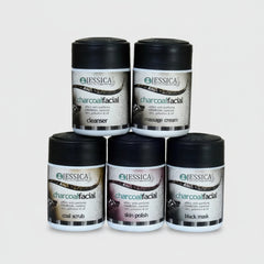 Jessica Charcoal Facial Kit - Pack of 5 250ml Each